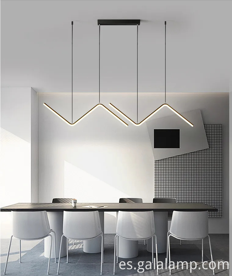 Elegante araña nórdica pequeña para espacios modernos de restaurantes